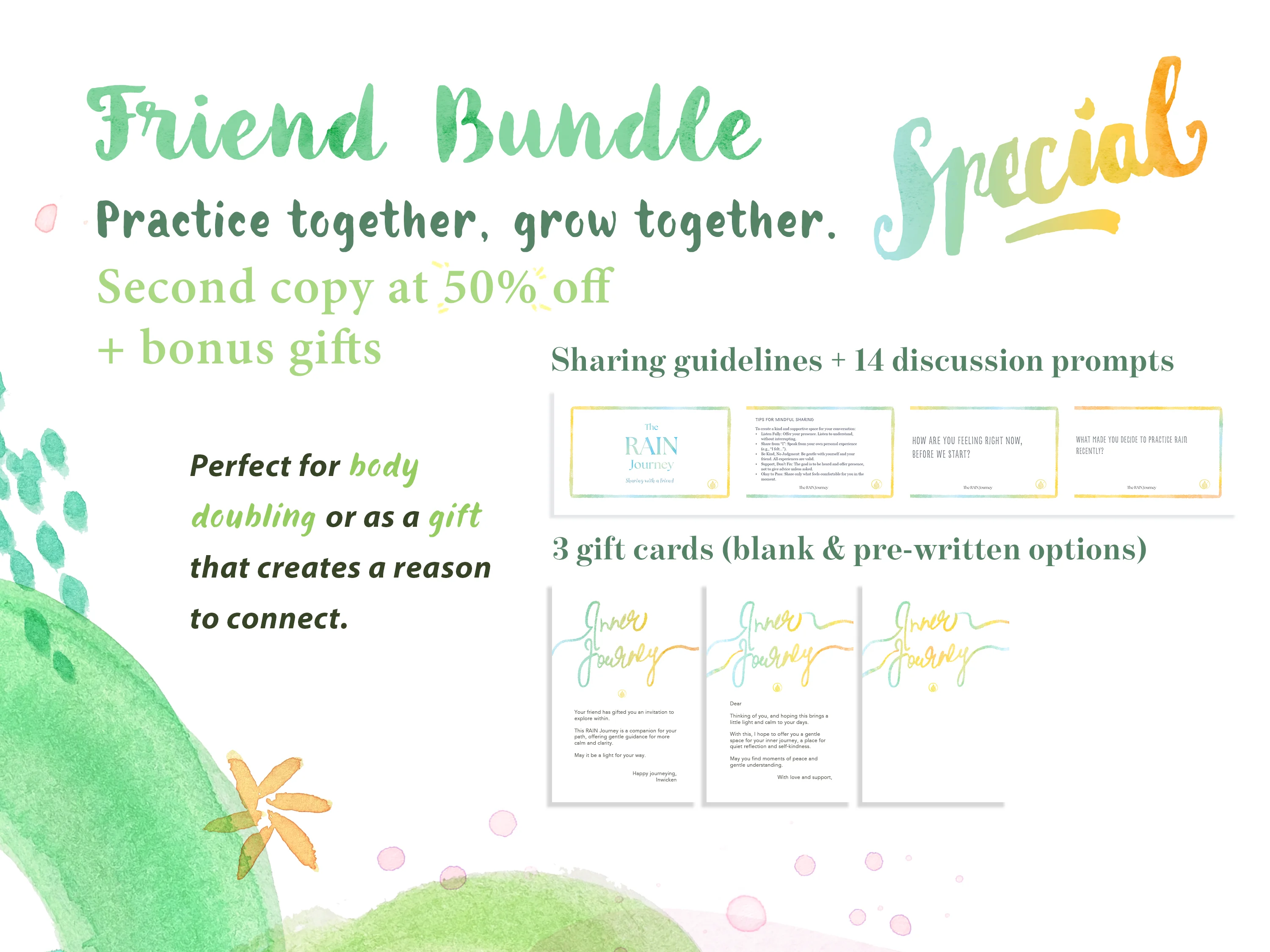 RAIN Journey workbook page 8 - visual mindfulness practice for ADHD